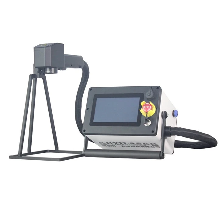 Portable Mini 30w 50w Fiber Laser Marking Machine